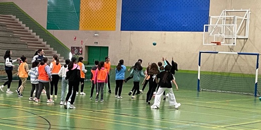 AFEDECYL y la FCYLBM llevan el balonmano a los escolares de Medina del Campo